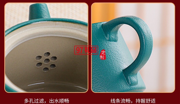 陶瓷旅行茶具套装礼盒户外便携干泡茶盘储水整套