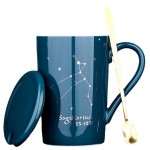 马克杯带盖勺礼盒装星座喝水杯咖啡可定制logo