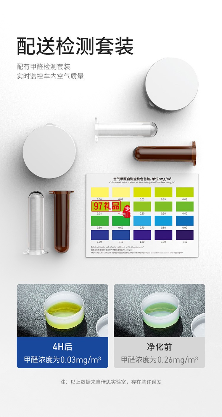 新车除味除甲醛 车内除味车载空气净化器香薰
