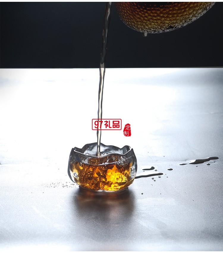 琉璃品茗杯单杯日式迷你个人小茶杯加厚玻璃上神杯