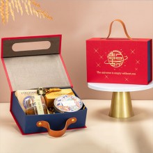 礼物盒空手提盒 复古创意新款礼盒 可以电子logo