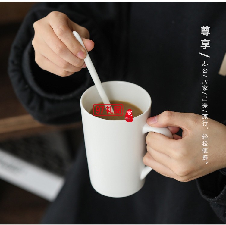 爆款杯子创意陶瓷马克杯简约水杯咖啡杯促销礼品