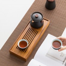 小茶盘两人用一人用家用小型简易竹制储水式功夫茶托盘迷你小茶台