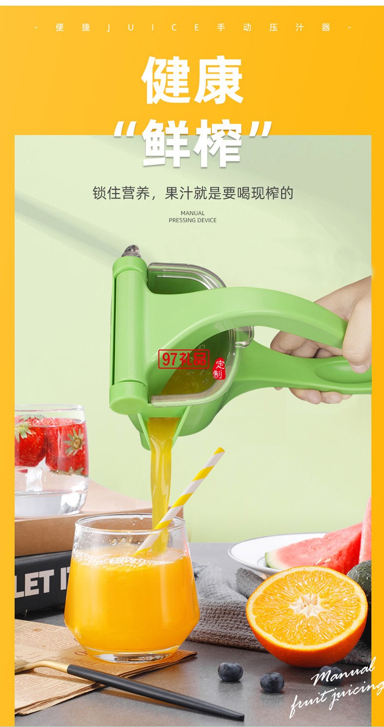 多功能榨汁机水果柠檬小型榨汁机手动压汁器手持非电动榨汁机