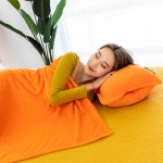 新款水果三合一空调被沙发靠垫抱枕被子两用儿童午睡毯子