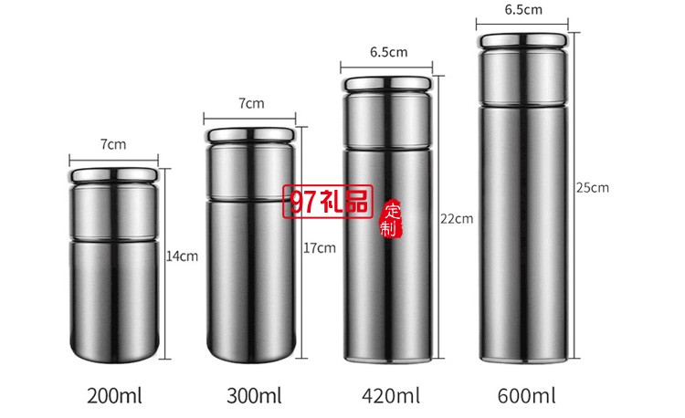 水分离杯保温杯泡茶杯不锈钢大容量商务