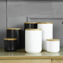 跨境出口陶瓷密封罐茶叶咖啡豆罐厨房防潮防湿收纳零食储物罐