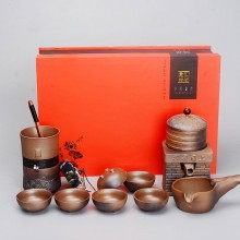 仿古懒人茶具套组茶沫釉款自动茶具套装特色茶具送客户礼品定制