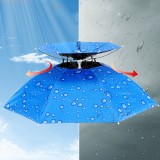 钓鱼伞头戴式帽子伞遮太阳伞防雨定制公司广告促销礼品