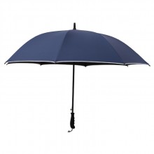 雨伞印刷广告logo黑胶防晒遮阳半自动长柄雨伞活动小礼品