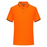 纯棉双边翻领可定制logo定制Polo衫员工服饰广告衫