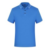 纯棉双边翻领可定制logo定制Polo衫员工服饰广告衫