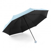 五折口袋伞黑胶晴雨伞防紫外线定制活动小礼品