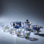 玻璃茶具套装 整套茶具加厚耐热玻璃盖碗高档商务礼品定制