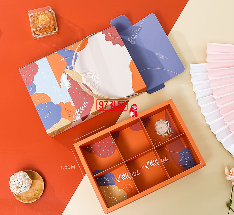 中秋手提月饼盒