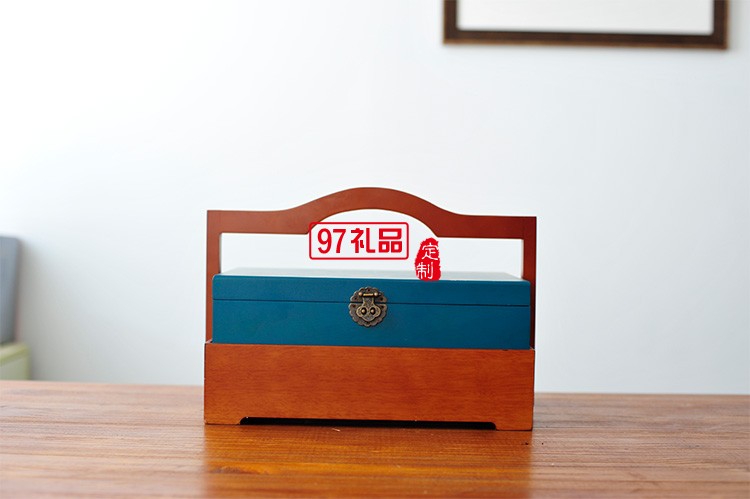 至尊礼 - 中式木盒文创中秋节日高档礼盒送客户礼品定制