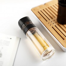  贝洛可茶易师商务便携玻璃泡茶杯公司员工福利礼品杯子定制