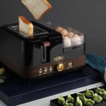 早餐机多功能加热全自动烤面包机家用小型多士炉懒人土司机定制公司广告礼品