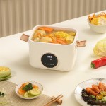 多功能料理锅一体家用宿舍蒸煮炒煎电火锅定制公司广告礼品