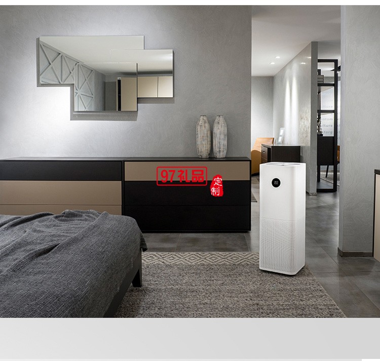  米家空气净化器pro家用卧室室内办公智能氧吧除甲醛定制公司广告礼品