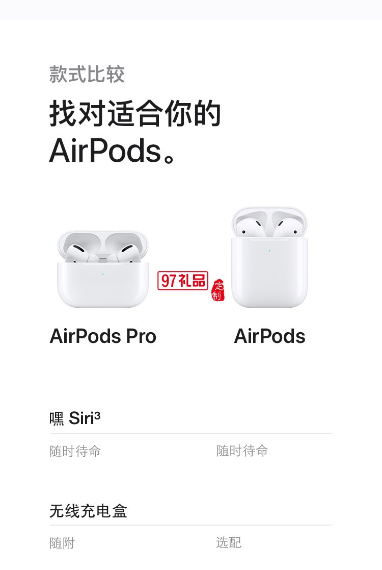 主动降噪无线蓝牙耳机 适用iPhone/iPad定制公司广告礼品