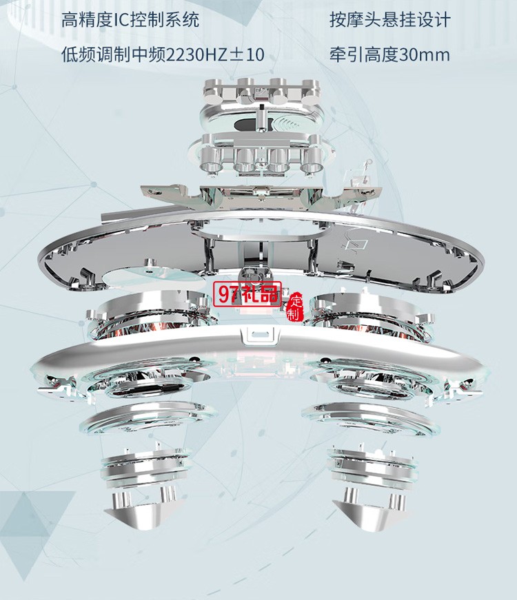 和正 腰部按摩器腰椎腹部按摩仪 升级款HZ-YBB-1定制公司广告礼品