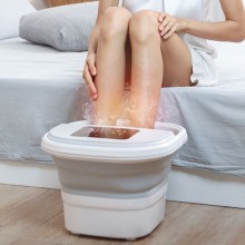 可折叠足浴盆全自动泡脚桶按摩加热电动洗脚盆智能定制公司广告礼品