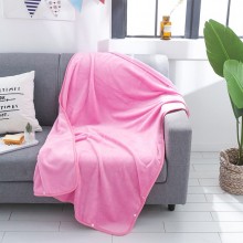 约克罗兰法兰绒披肩毯 旅行便捷休闲盖毯定制公司广告礼品