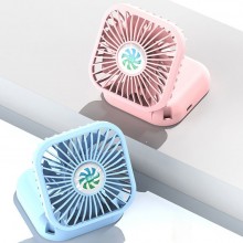 多功能小风扇可折叠手持挂脖学生桌面USB充电风扇定制公司广告礼品