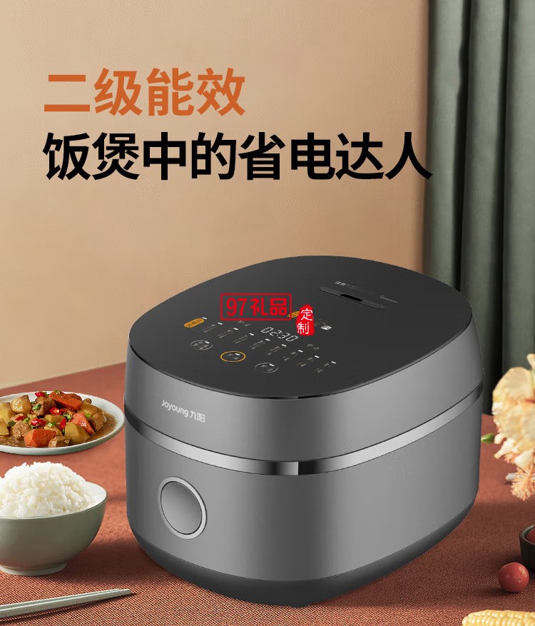 九阳电饭煲铁釜4升LIH加热电饭锅F-40TD01定制公司广告礼品