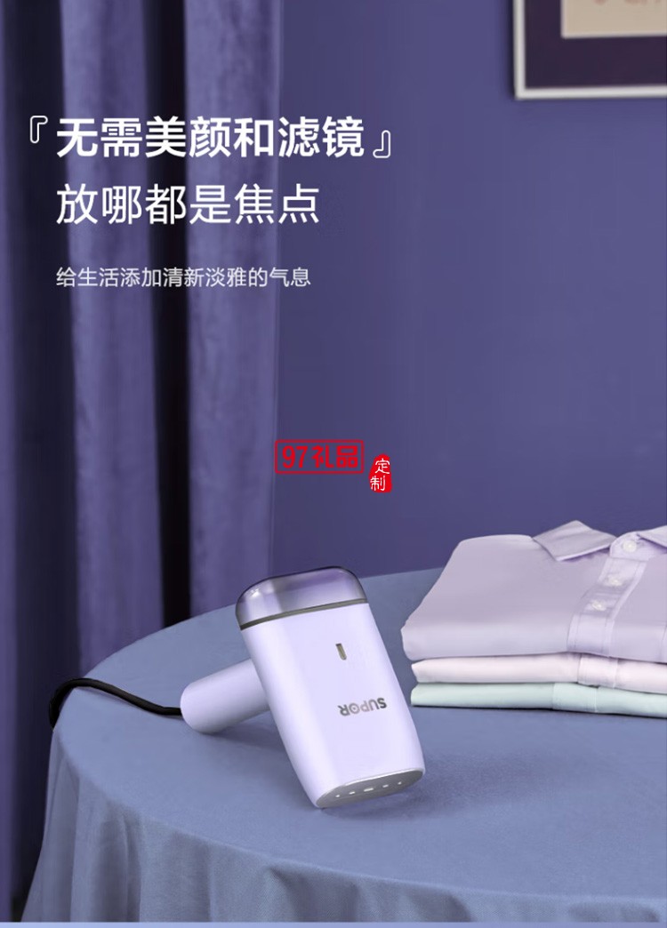 苏泊尔 可折叠手持挂烫机SG20AP-12定制公司广告礼品