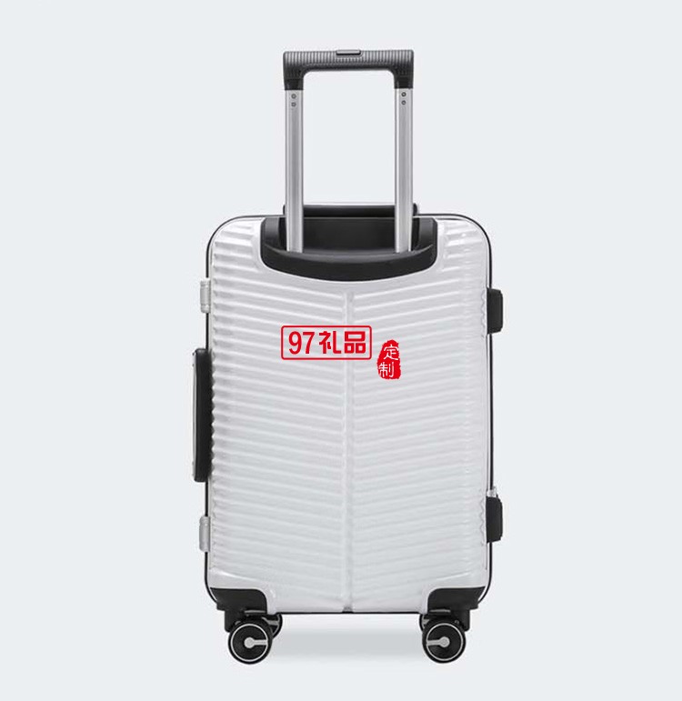 行李箱铝框拉杆箱万向轮旅行箱20英寸MKZ-8060定制公司广告礼品