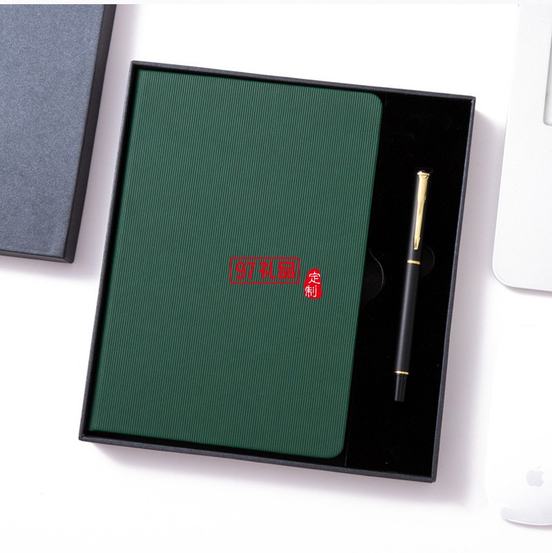 定制公司广告礼品笔记本金属签字笔两件套伴手礼可印logo
