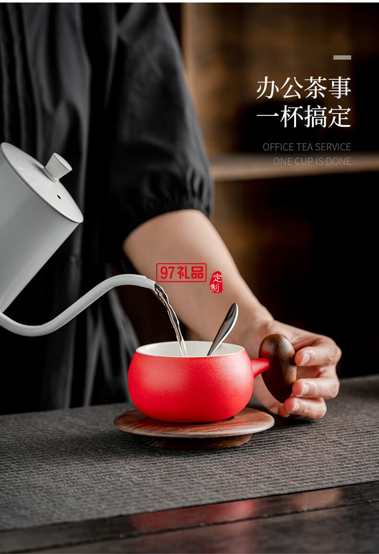 Choworld智能语音小夜灯星语兔语控瓷艺灯双色茶咖杯套装 中秋礼盒