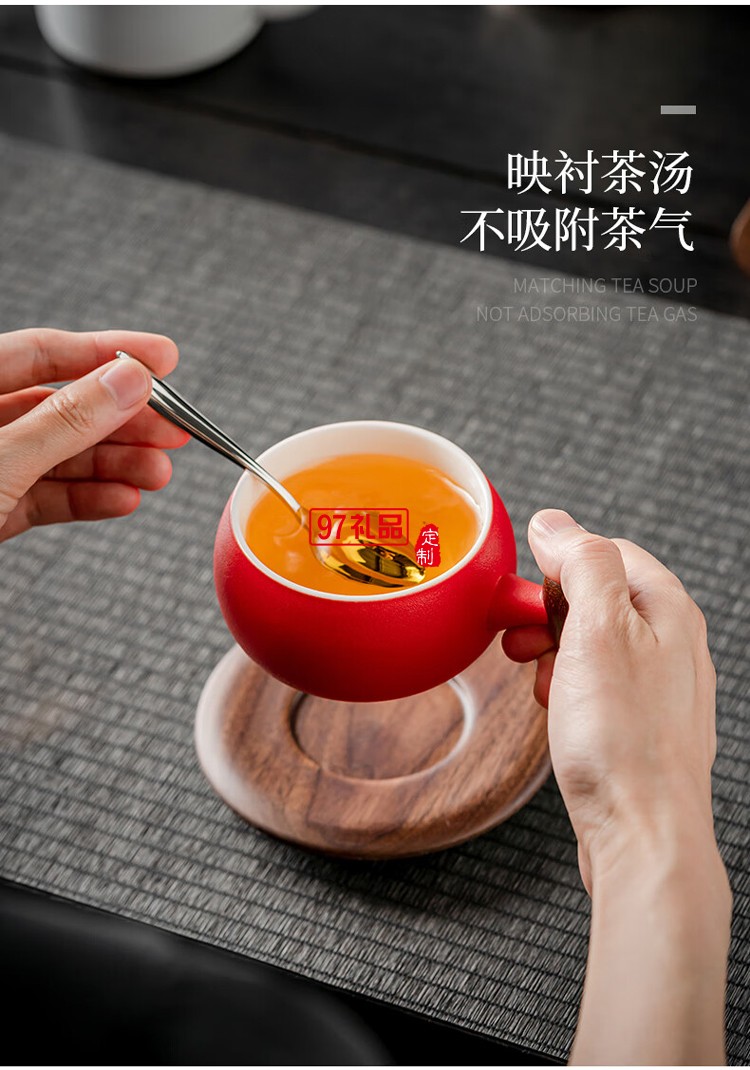 Choworld智能语音小夜灯星语兔语控瓷艺灯双色茶咖杯套装 中秋礼盒