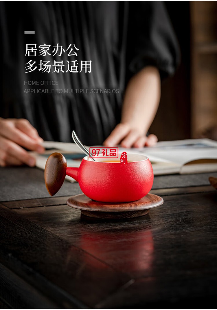 Choworld智能语音小夜灯星语兔语控瓷艺灯双色茶咖杯套装 中秋礼盒