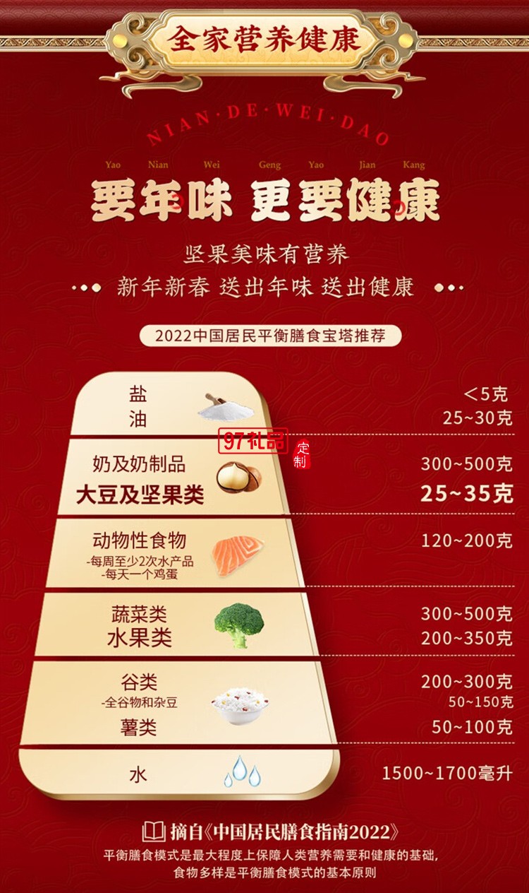 新春百草味坚果礼盒 / 经典系列－坚果零食分享包