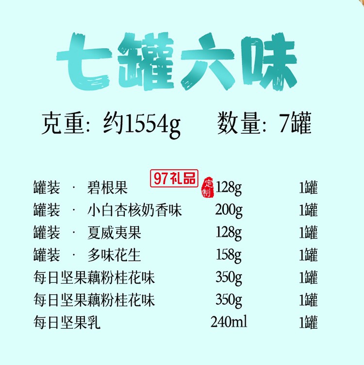 三只松鼠坚果炒货混合零食大礼包1554g小坚罐装干果坚果节日礼盒