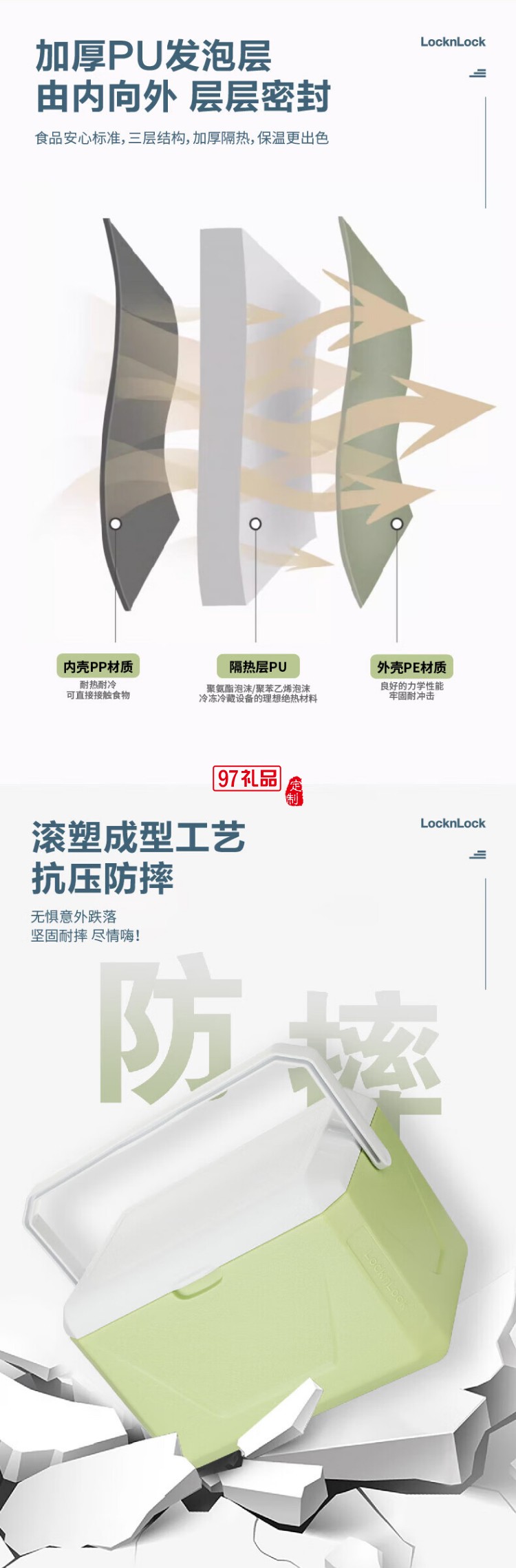 乐扣乐扣 新活力手提保温箱（小）