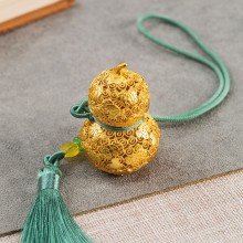 朱炳仁铜 福禄欢喜挂件(大)