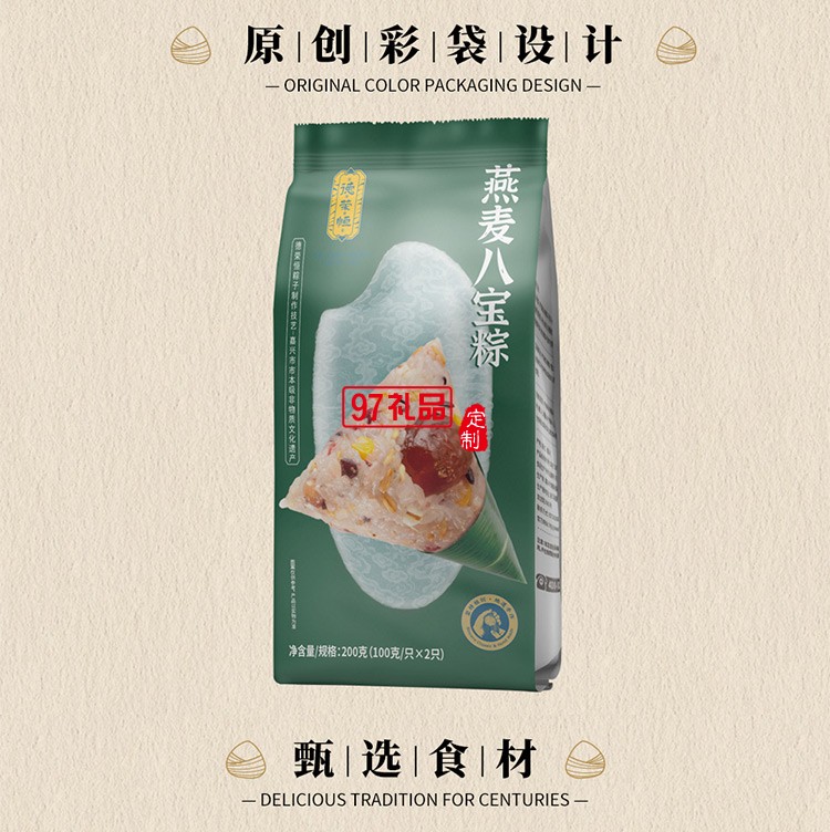 德荣恒 燕麦八宝粽袋装100g