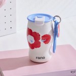 乐序rano女生陶瓷内胆保温杯曼特宁咖啡杯