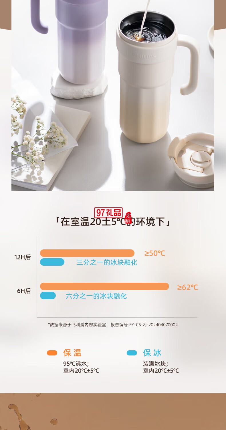 飞利浦冰霸杯 高级渐变色系，潮流时尚单品