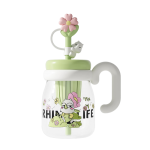 独角犀 Rhino.life  小清新犀宝踏春系列吨吨花茶杯玻璃款
