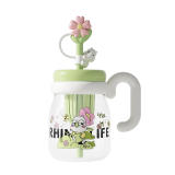 独角犀 Rhino.life  小清新犀宝踏春系列吨吨花茶杯玻璃款
