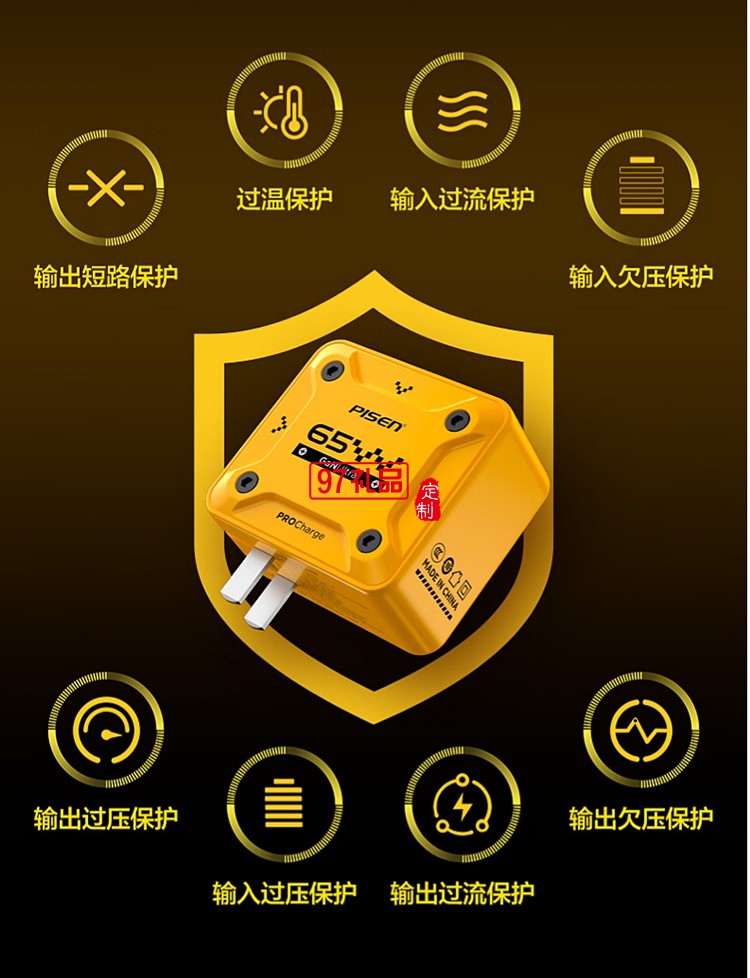 65W机甲系列氮化镓充电器