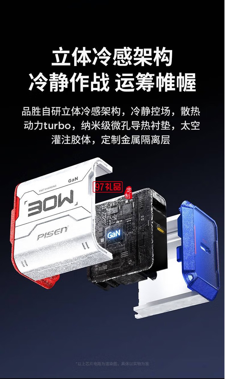 赛博机甲外观 氮化镓技术 PD30W