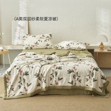 双层纱大豆夏被