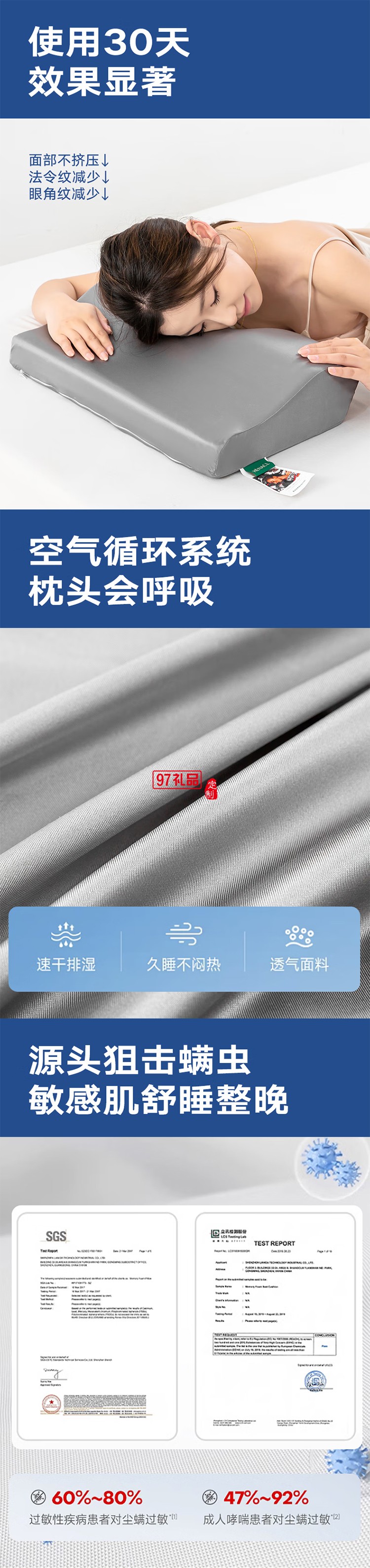 4D水光美肌枕
