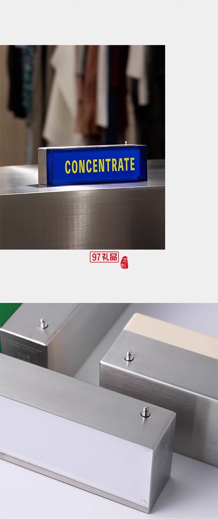 现代轻工业风设计 充电装饰摆件礼物氛围户外电气灯1
